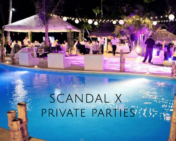 SCANDAL X – private parties